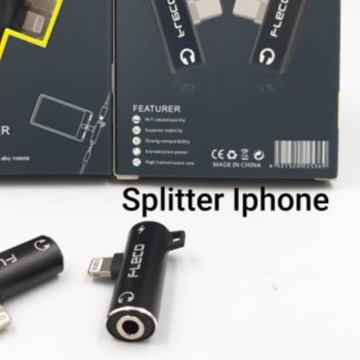 Fleco splitter audio Converter Headset Iphone 7/8/x/xs/11pro max plus