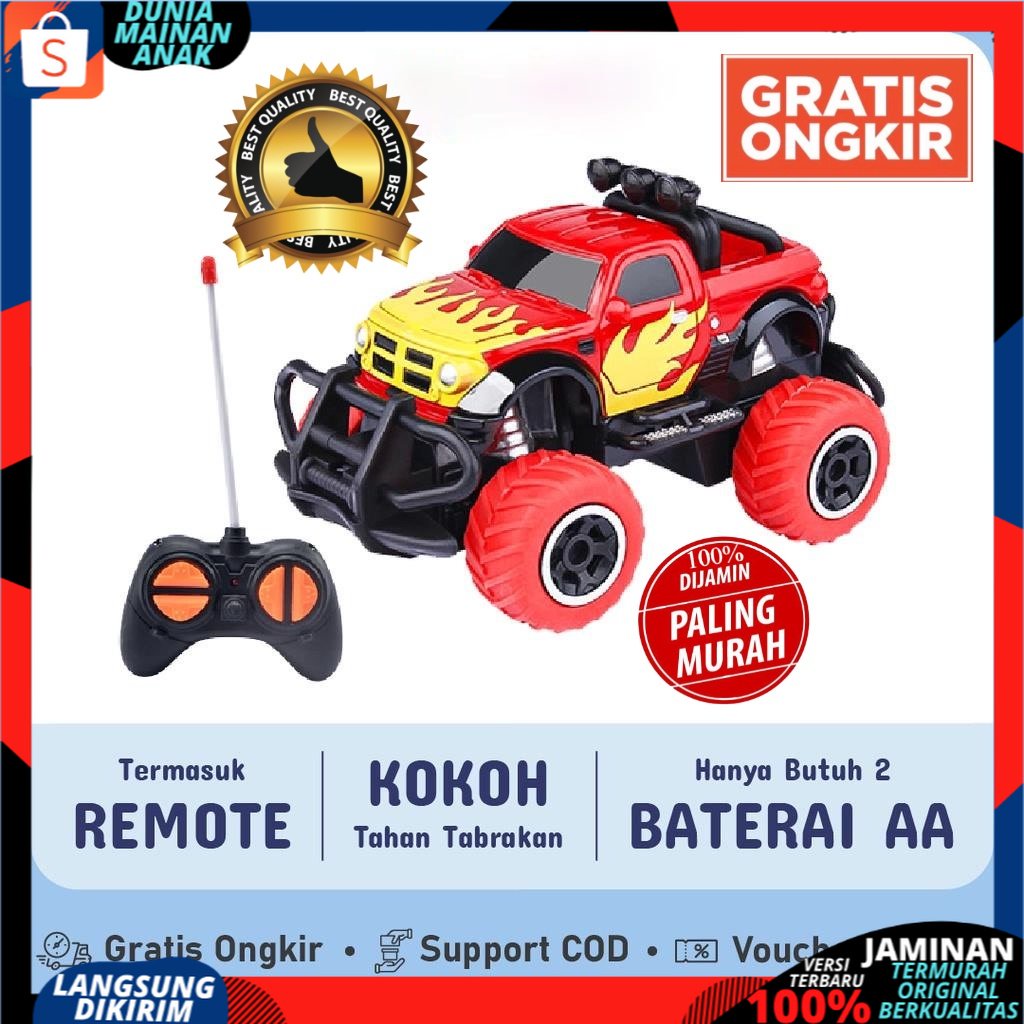 Mainan mobil remot kontrol Toys Rc Car Jeep Offroad Remote Control SNI MINI CLIMBER TERBARU