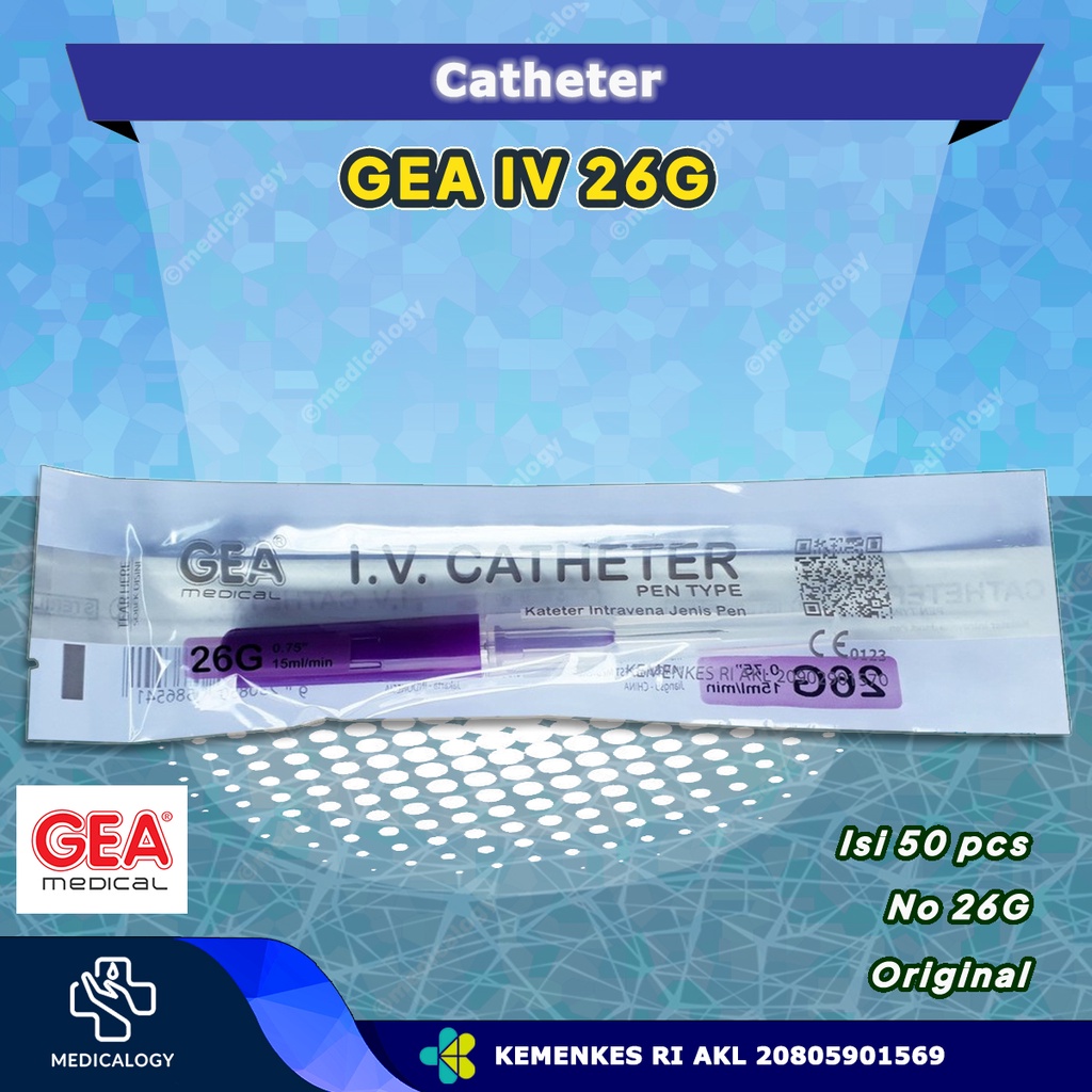 Abbocath IV Catheter 26G GEA per Box isi 50 pcs