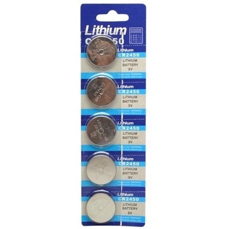 Battery Baterai Batere Kancing Coin CR2450 CR 2450 Per 1 Pcs