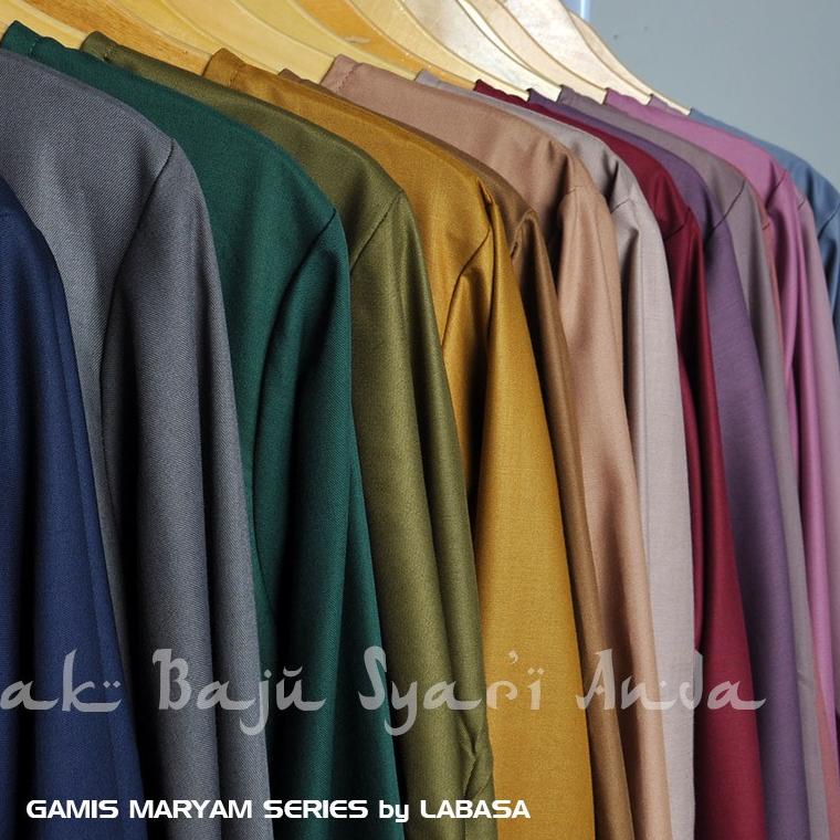 Gamis Toyobo Polos Basic Maryam Series - LABASA ORI | Bisa