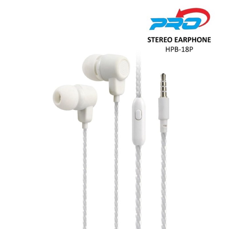 HEADSET HANDSFREE PRO HPB-18P STEREO EARPHONE HPB18P