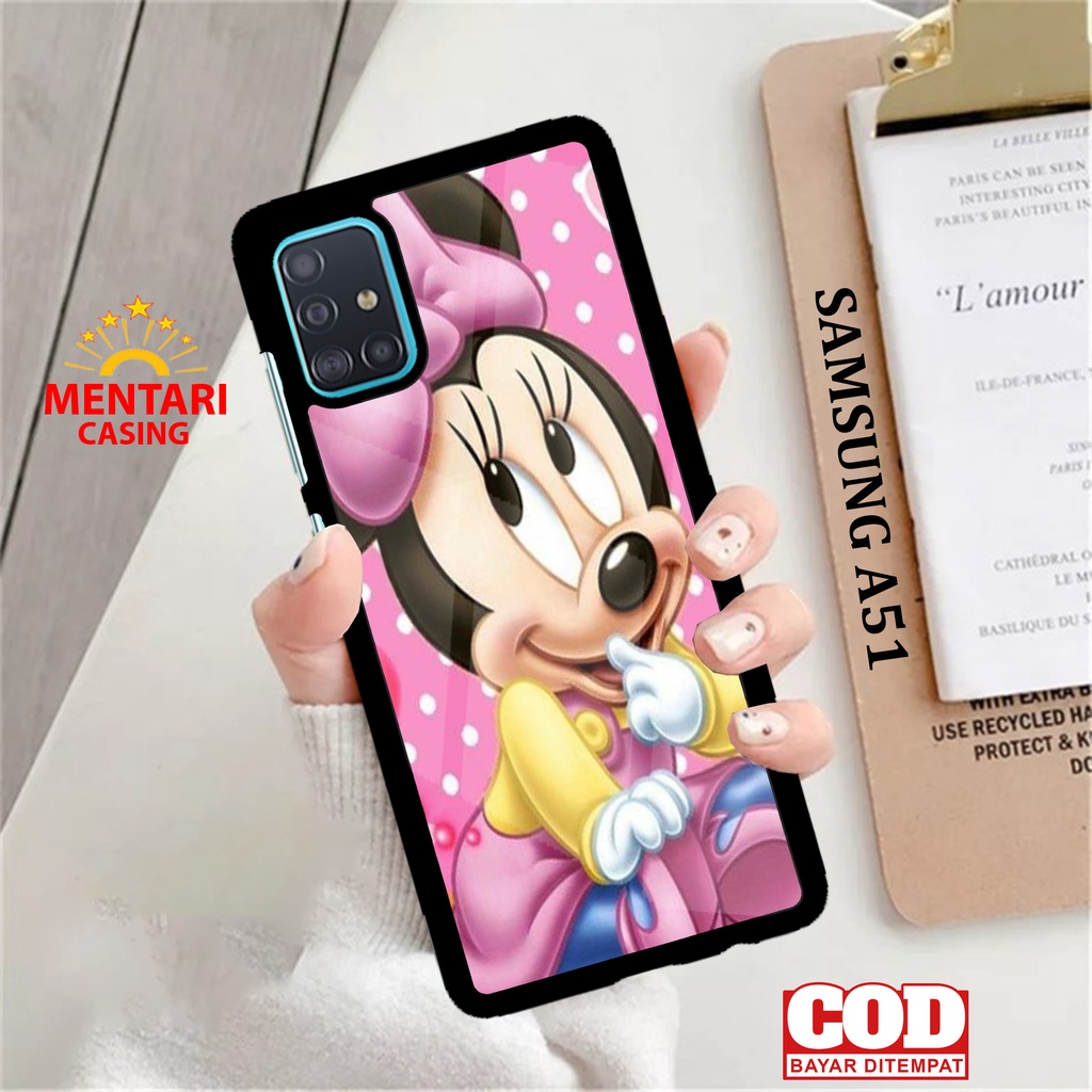 Case SAMSUNG A51 CASING SAMSUNG A51 [ MINNIE ] Mentari casing case hp kondom hp case custom case cas