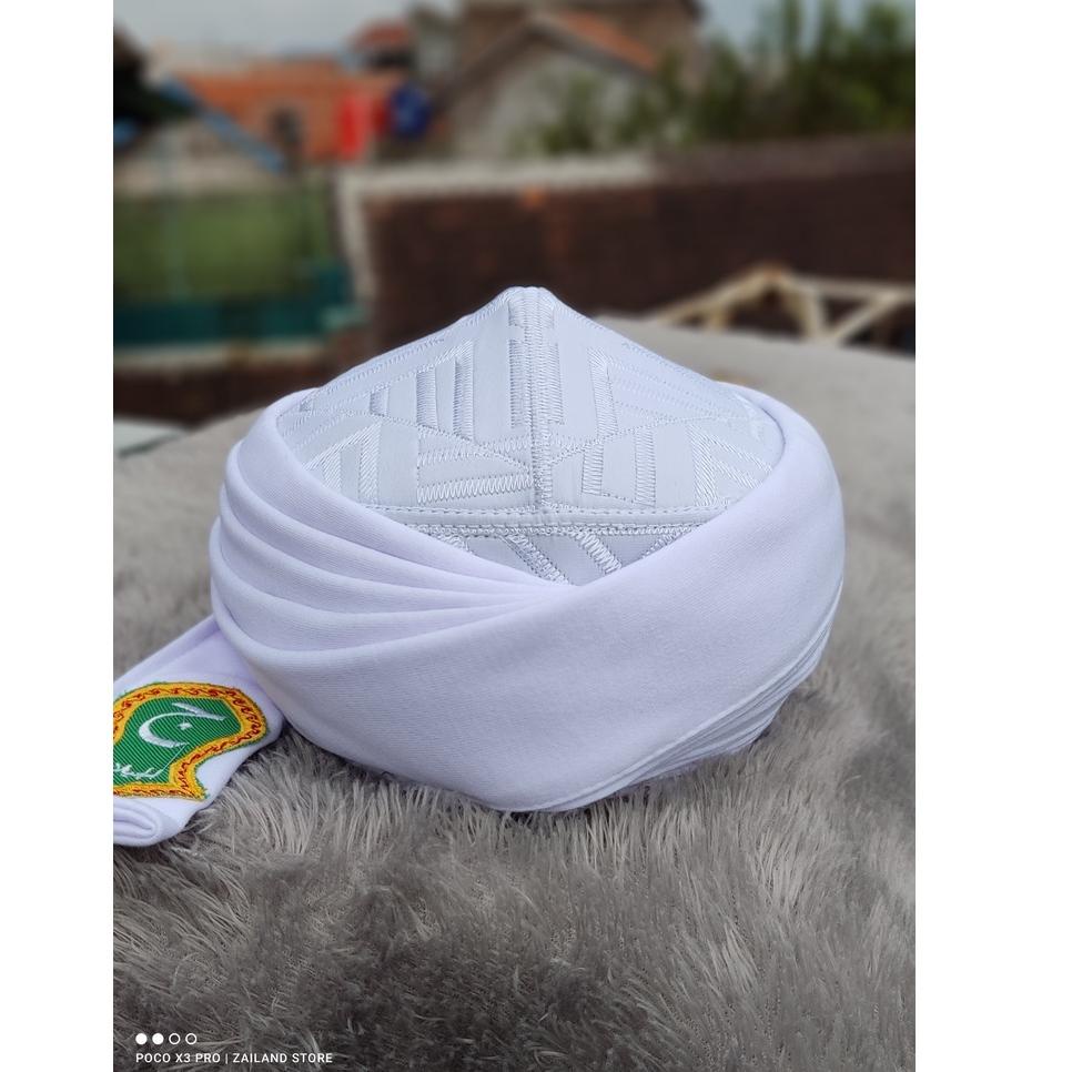 Peci sorban imamah permanen panjang 5 Tahap instan langsung pakai untuk dewasa dan anak anak kualita