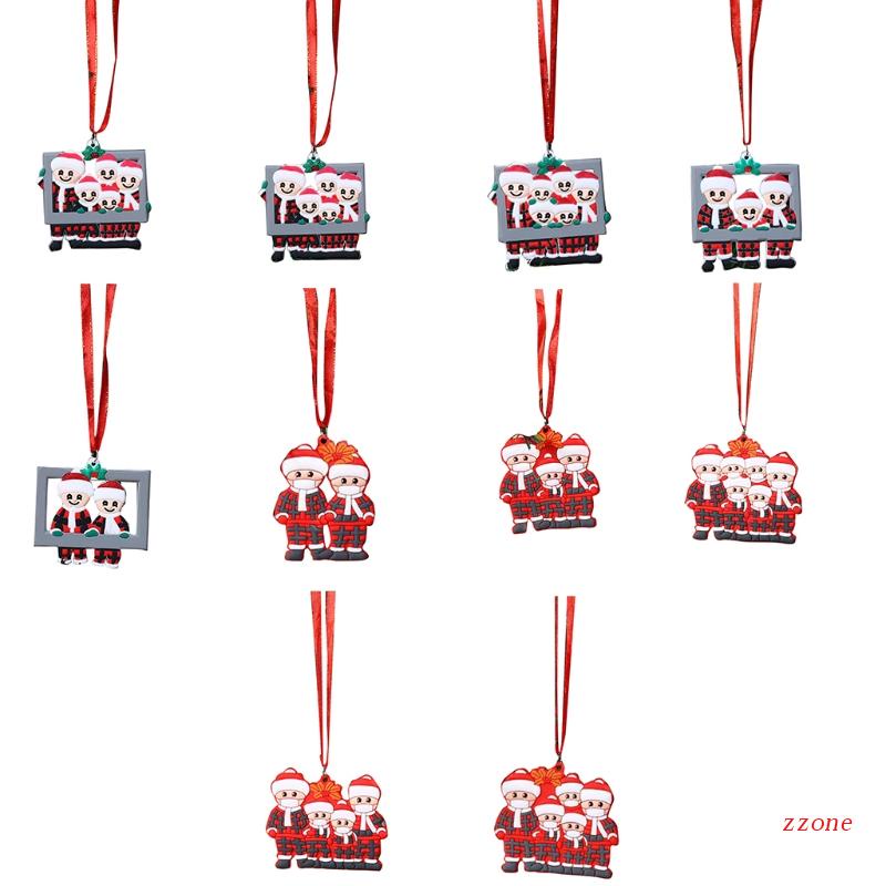 Ornamen Gantung Desain Keluarga 2 / 3 / 4 / 5 / 6 Untuk Pohon Natal