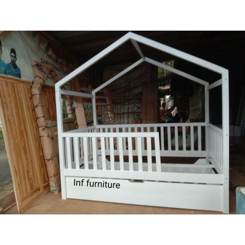 tempat tidur anak dipan anak bed house finising duco 120x200