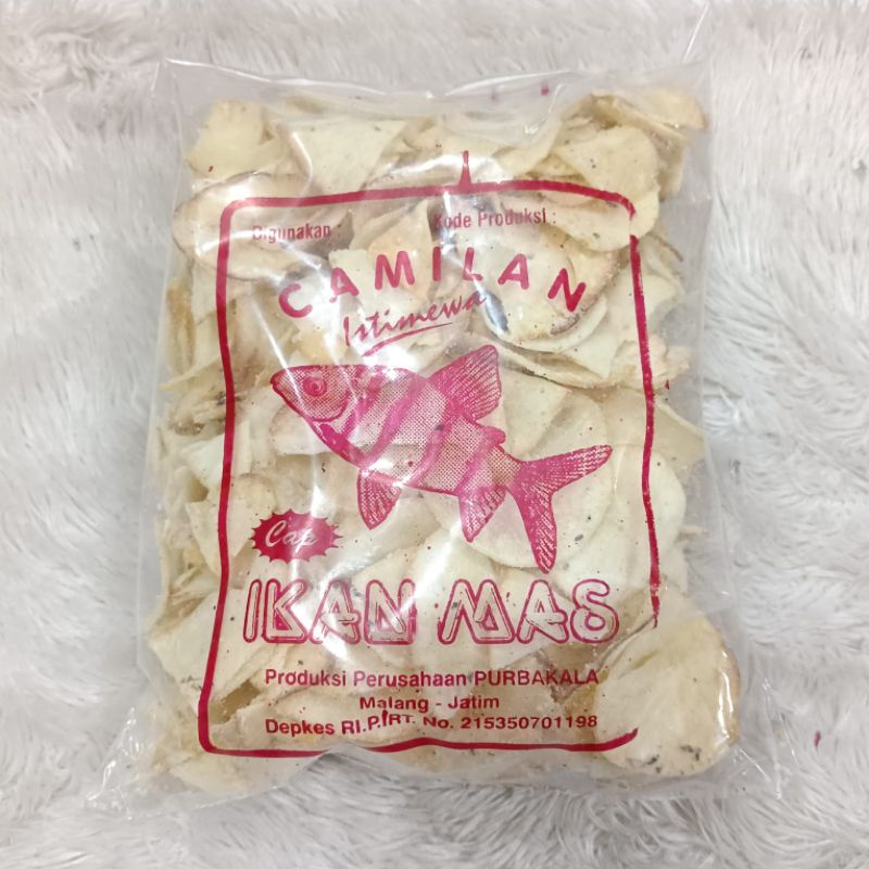 

keripik singkong manis cap ikan mas 200gr - camilan enak - jajan murah grosir