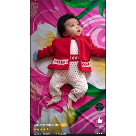 BAJU BAYI RAJUT PEREMPUAN DAN LAKI LAKI MALIKIN / JUMPER RAJUT BAYI UNISEX NEW BORN 1-12 BULAN / STELAN BAYI UNISEX MALIKIN / BABY MALIKIN Jumper Bayi Perempuan / Baju Bayi Perempuan Jumsuit / Baju Hangat Bayi