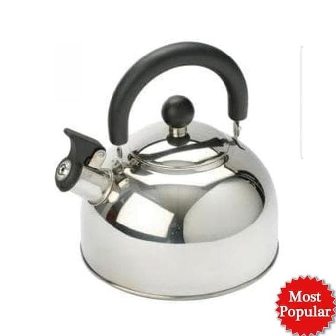 TERMURAH TEKO BUNYI 2 LITER/TEKO PEMANAS AIR / WHISTLING KETTLE FULL STAINLESS /PERALATAN MASAK SET/