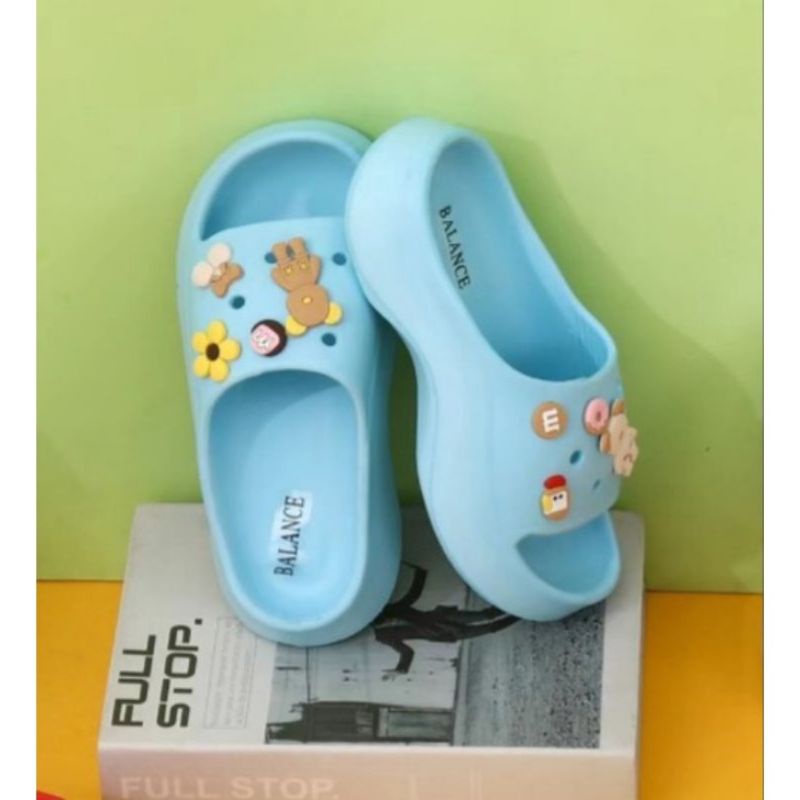 Sandal Fuji Anak Perempuan Sandal Anak Viral Kekinian Sandal Selop Anak Empuk