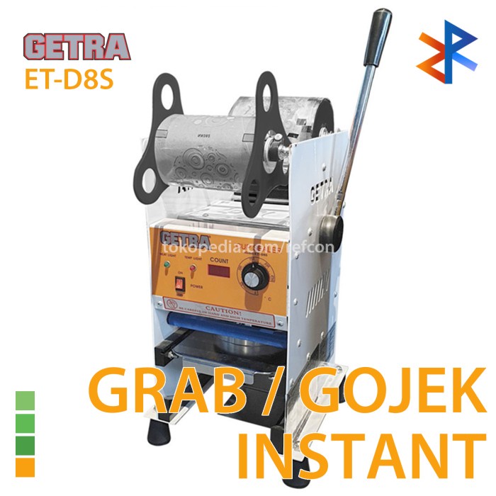 Cup Sealer Getra Et-D8S Grab / Gojek Instant
