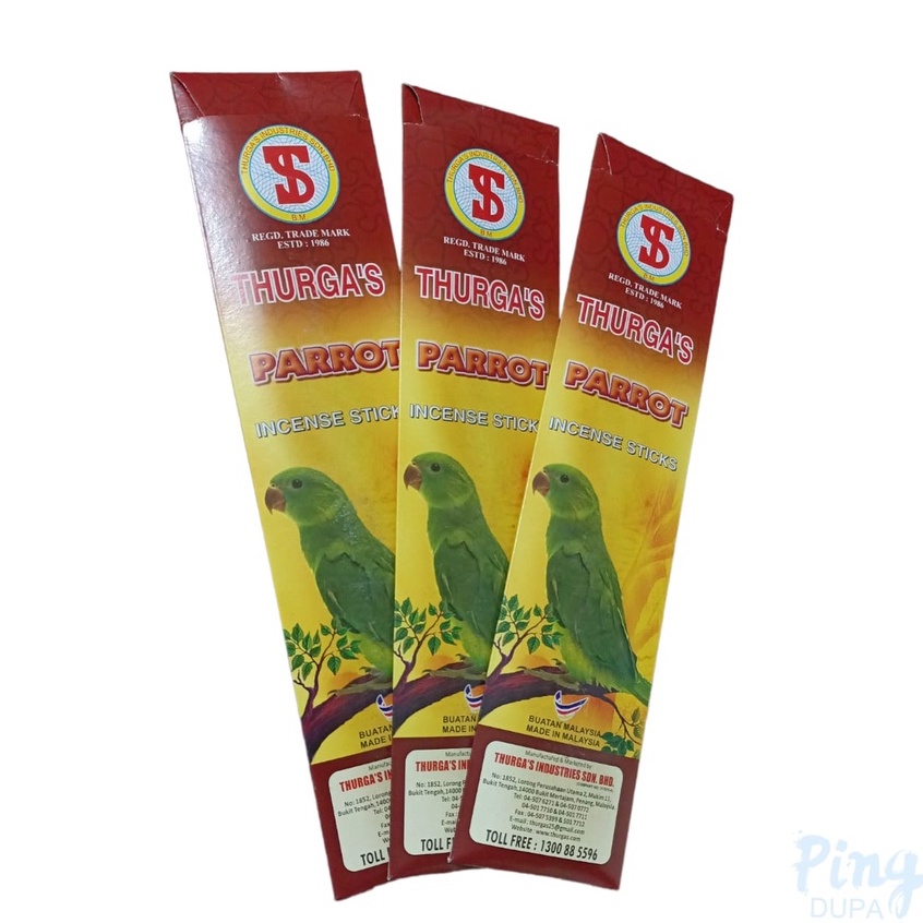 Per Slop Dupa Thurgas Parrot Malaysia Isi 12 Pack Hio