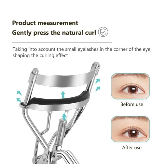 [WS] COMBO HEMAT 12Pcs Penjepit Bulu Mata Stainless Steel / Pelentik Bulu mata / Eyelash Curler BM-02