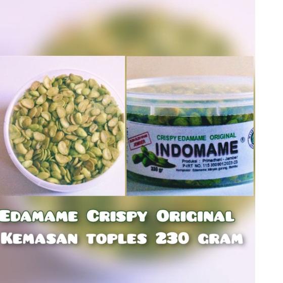

BISA COD ✔️EDAMAME CRISPY ORIGINAL JEPANG - kemasanToples 230 gram|SQ1