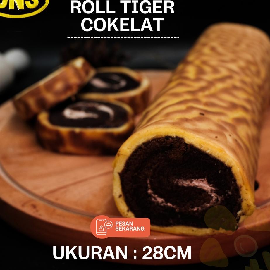 

CODER7d7C--Tiger Roll Cake Cokelat / Bolu Gulung Cokelat / Kue Bolu Gulung PREMIUM