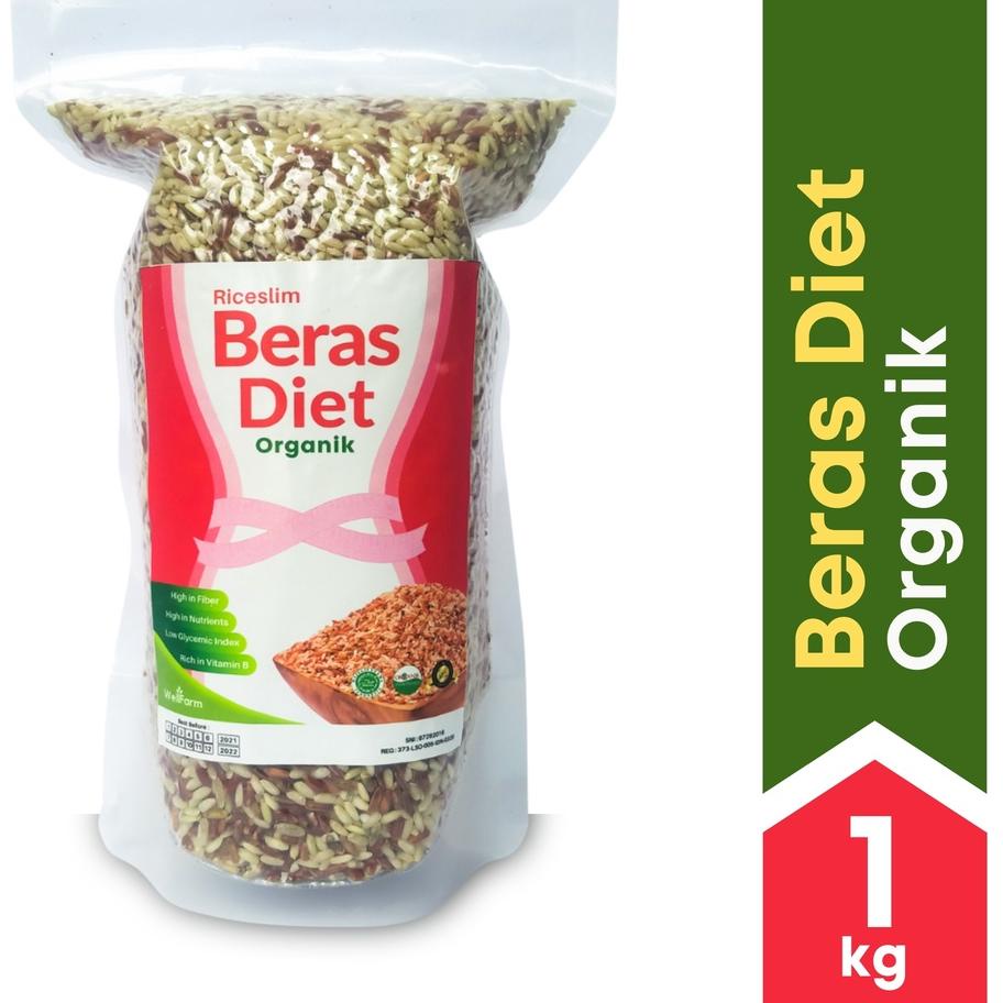 

10.10 ✨Promo✨ Wellfarm Beras Diet Organik 1Kg gas !!