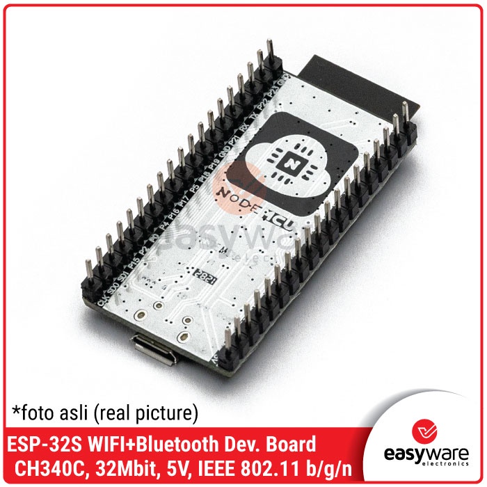 ESP-32S CH340C WIFI+BT Antena uFL IPX Development Board NodeMCU-32S