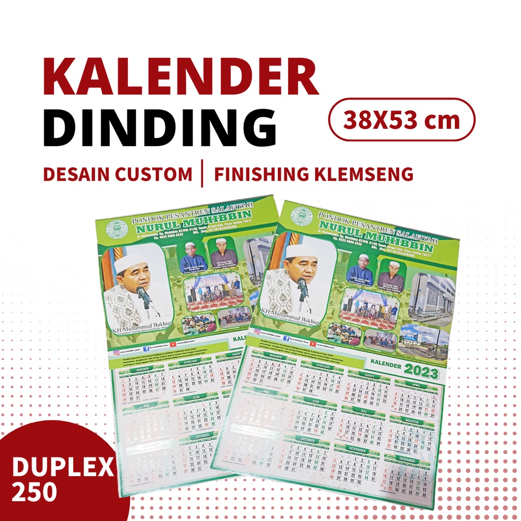 

KALENDER DINDING 2023 CUSTOM MURAH