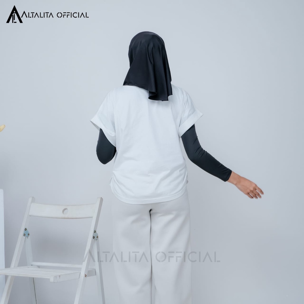 Altalita - Manset Lengan Panjang Jersey Polos Wanita | Handshok Tangan Muslimah Tanpa Lubang Jempol | Mangset Tangan Wanita Lengan Panjang Murah Bahan Jersey Premium