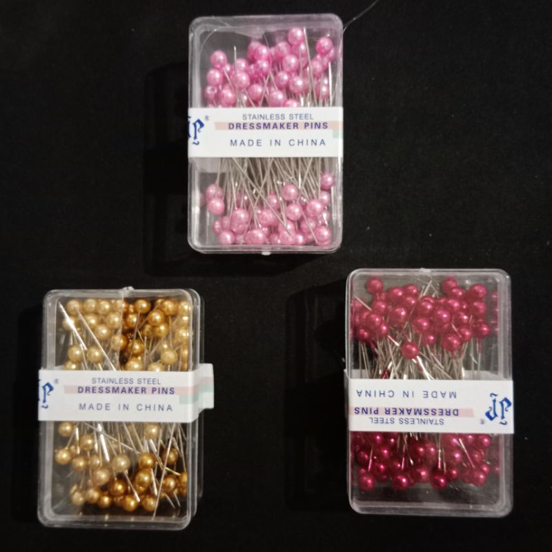 Jarum pentul anti karat dressmakers  Warna @ 100 pcs.