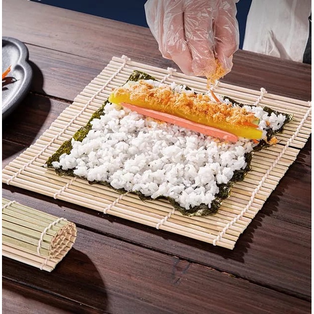 Sushi Roller Bamboo Sushi Rolling Mat Sushi Tools Bambu Penggulung sushi