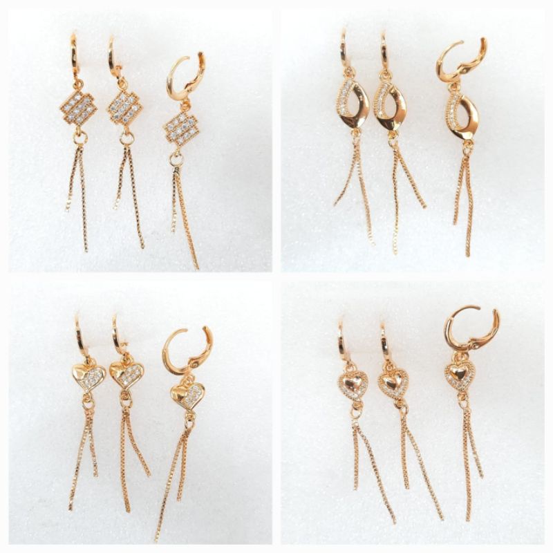 Anting emas jurai mata