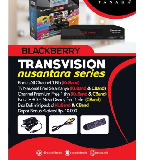 Murah Meriah TRANSVISION NUSANTARA HD BLACKBERRY BONUS 1 BULAN