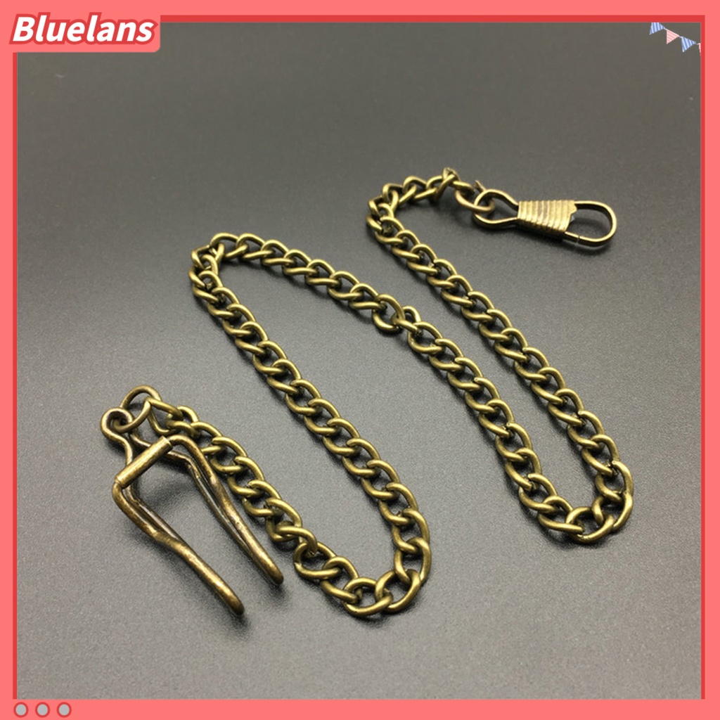 Bluelans Unisex Vintage Alloy Pocket Watch Link Chain Necklace Jewelry Gift Decor