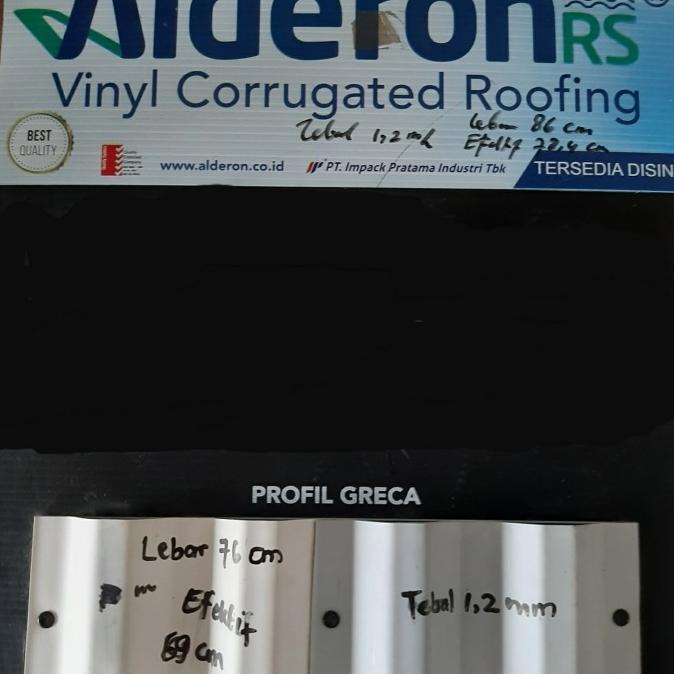 ] atap upvc alderon Greca/meter