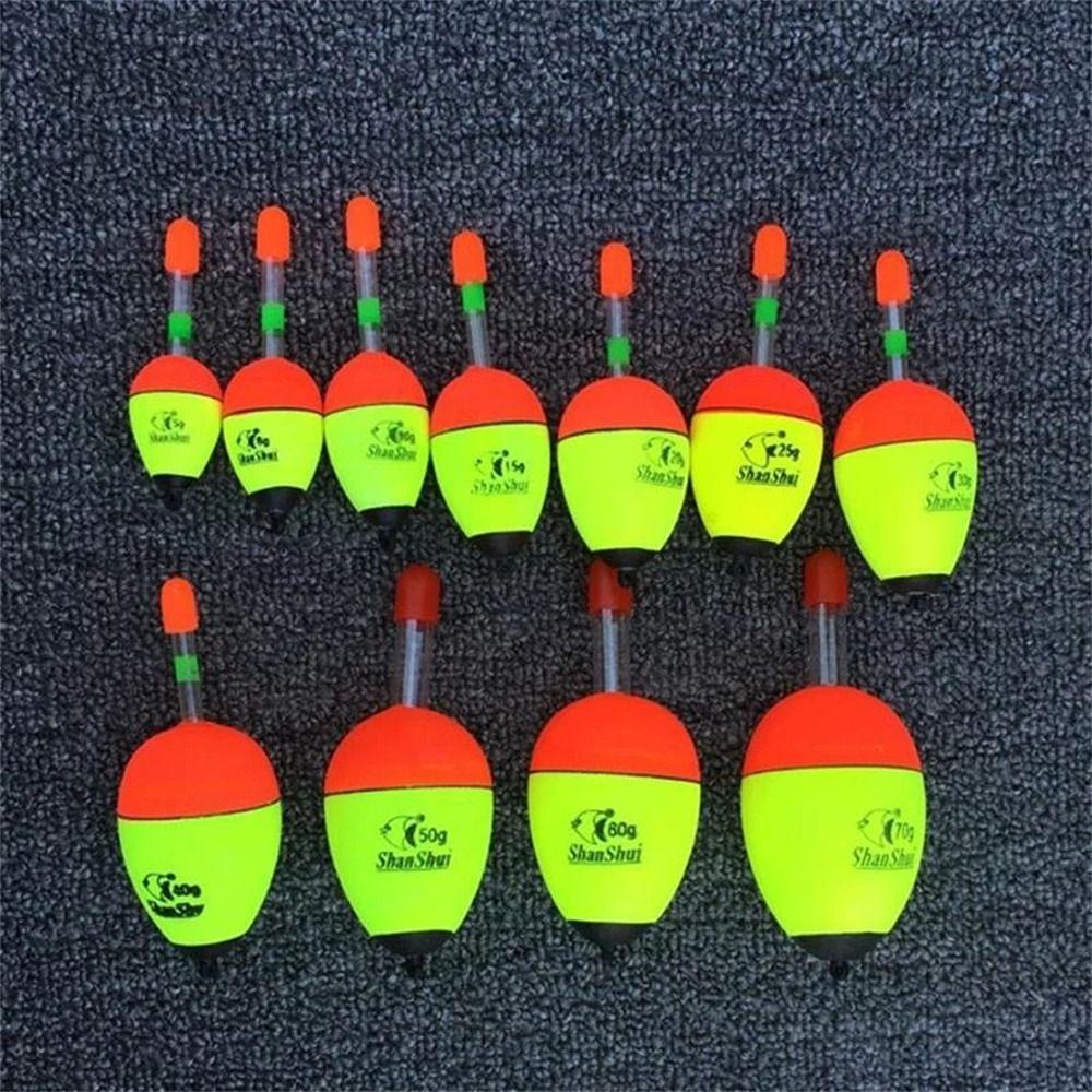 Aksesoris Pelampung Pancing Agustina 2Pcs Pelampung Float Fish Bait Luminous 5.8.10.15.20.30 /40 /50/60g Float Light Stick