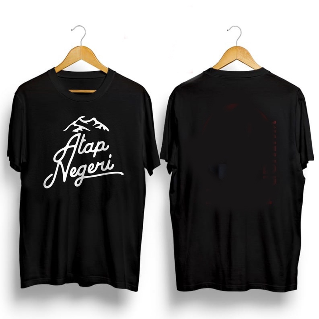 Kaos Atap Negeri Distro Kaos Premium - Black