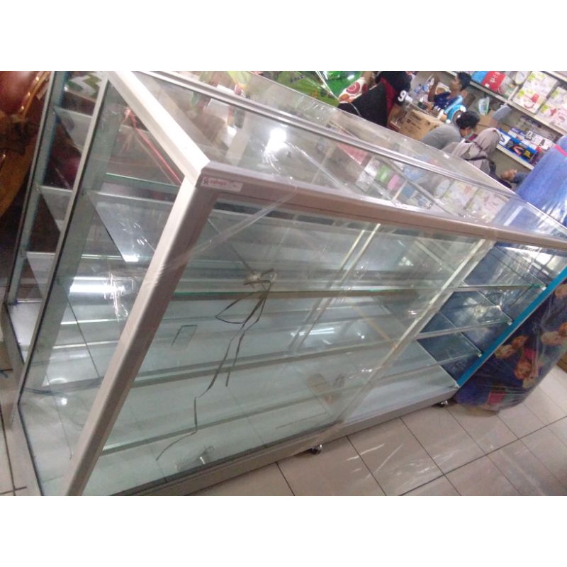 Jual Etalase Warung toko counter Ukuran 2 Meter termurah Shopee Indonesia