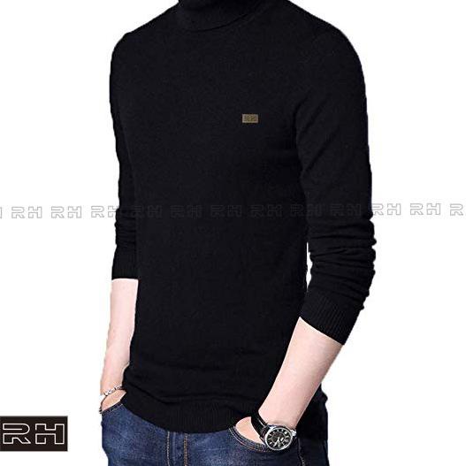 Best Product Baju rajut kerah tinggi/sweater rajut turtleneck pria/switer turtle neck/switer kerah t