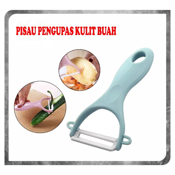 Pisau Kupas Kulit Buah Tajam/Pisau Kupas Kulit Wortel Mata Pisau Stainless / Peeler