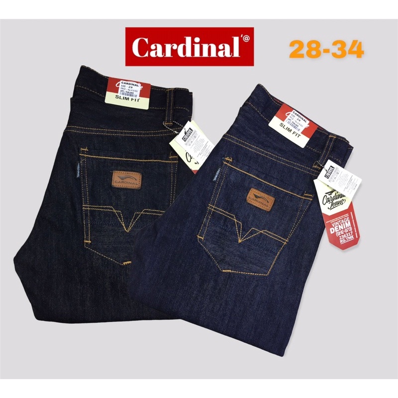 Celana Jeans Garmen  panjang Pria Cardinal