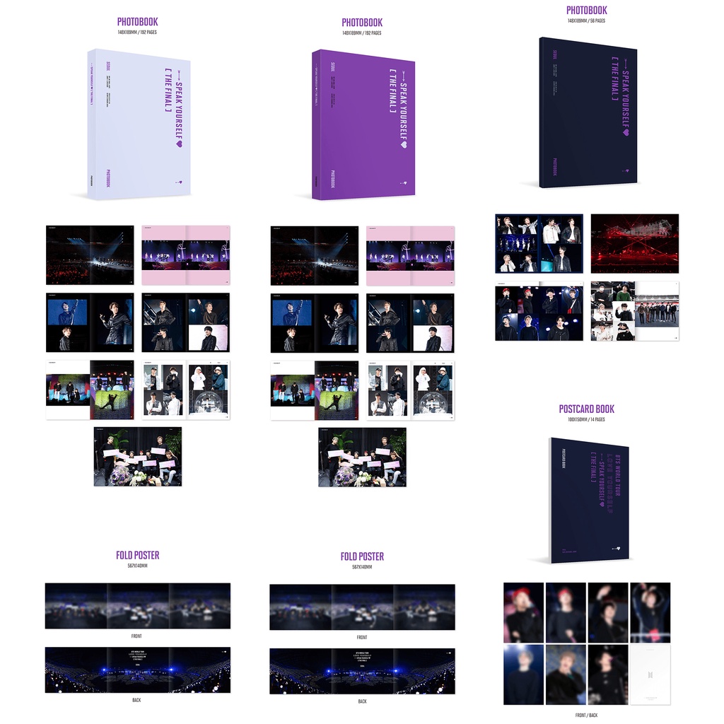 BTS - World Tour Love Yourself : Speak Yourself THE FINAL (DVD, Digital Code, Blu-ray)