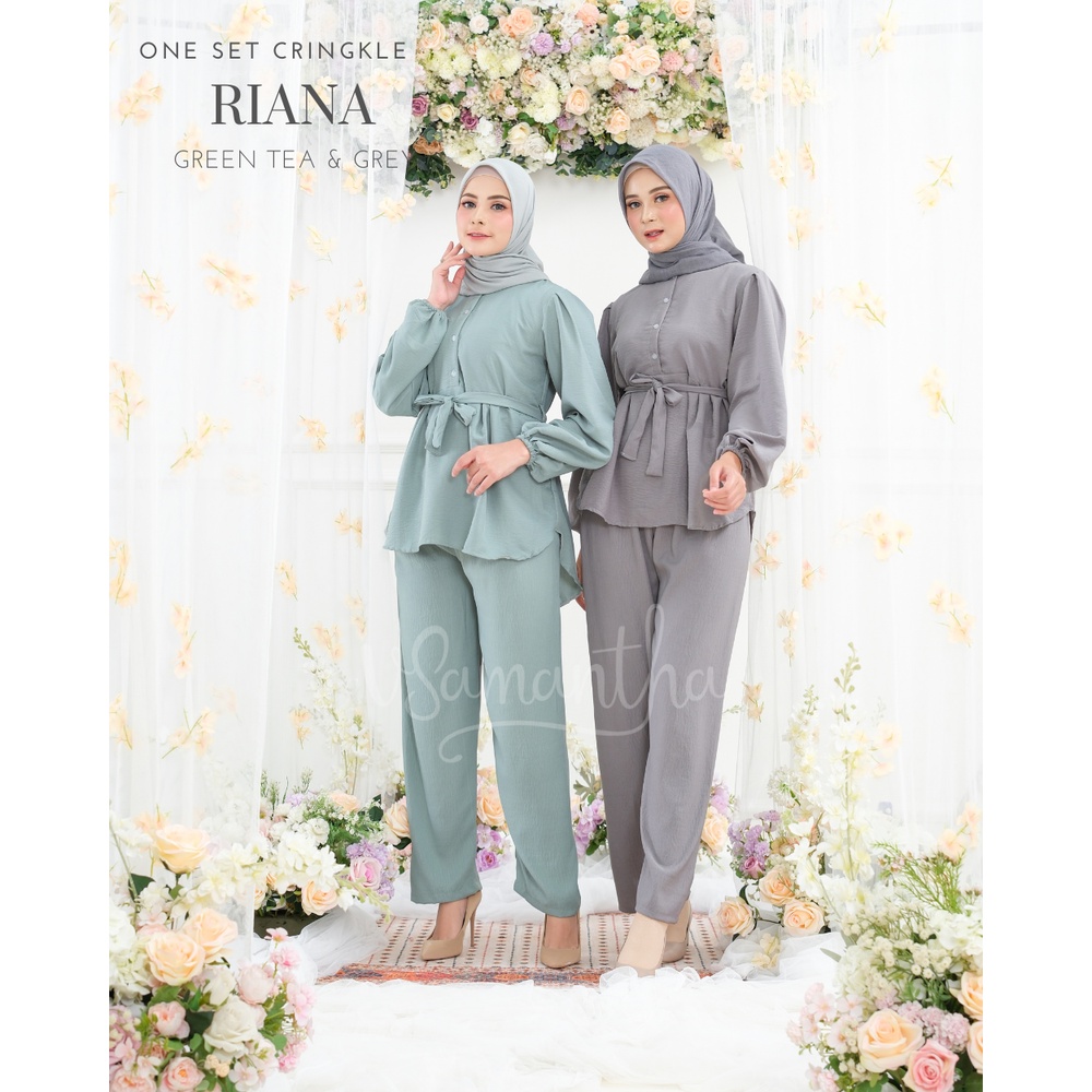 One Set Wanita Crinkle Airflow Riana