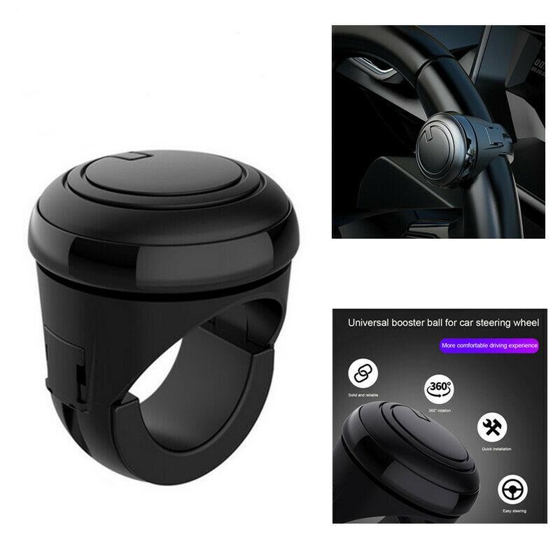 Stir Mobil 360 Derajat°Knob Power Spinner Satu Tangan universal Untuk Setir Mobil