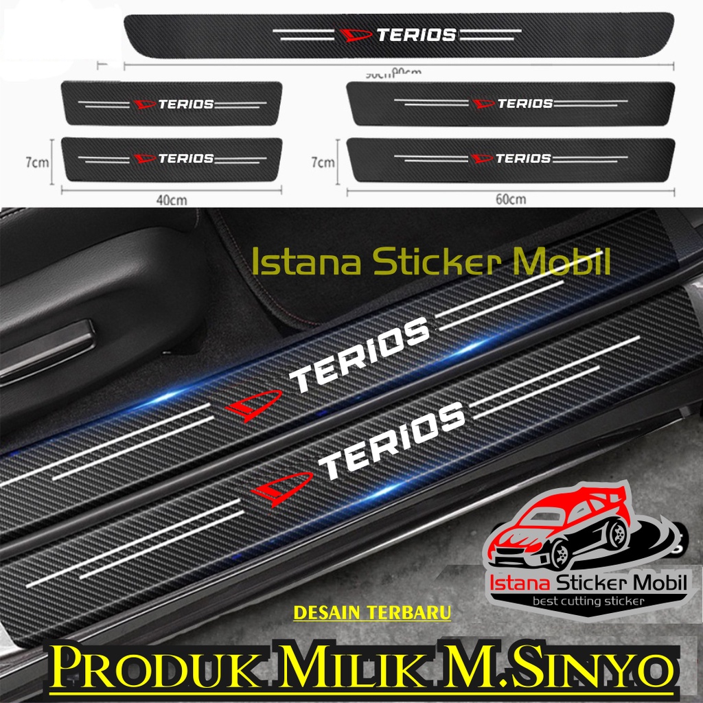 Jual Sepaket Sticker Carbon D Stiker Mobil Daihatsu Terios Stiker