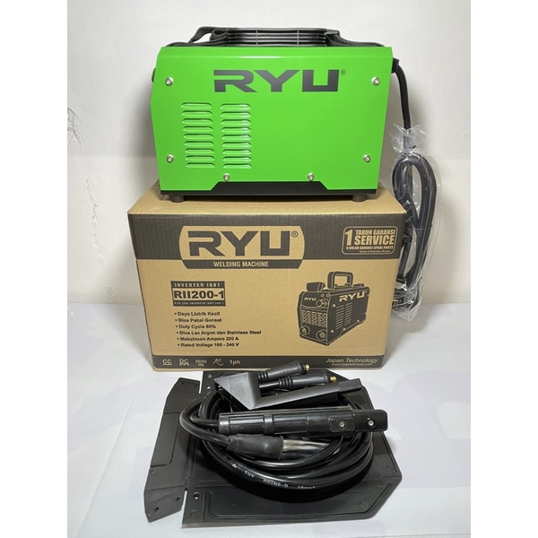 mesin las ryu / mesin travo las rii200-1 ryu / mesin las inverter 1800w ryu / mesin las 200a ryu / mesin inverter 200a / mesin inverter 1800w