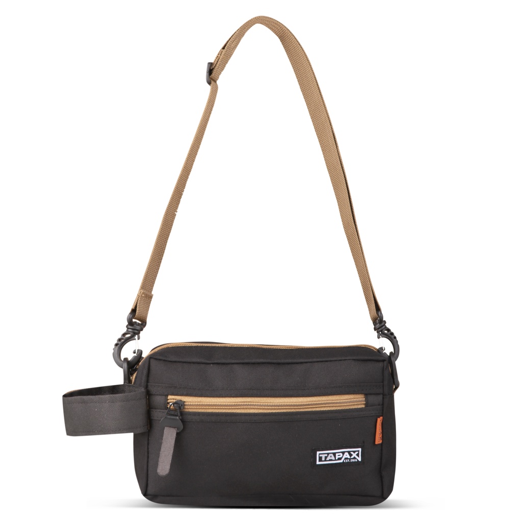 Handbag Selempang Pouch Clutch Casual Tapax joy Bandung Best Seller-hitam