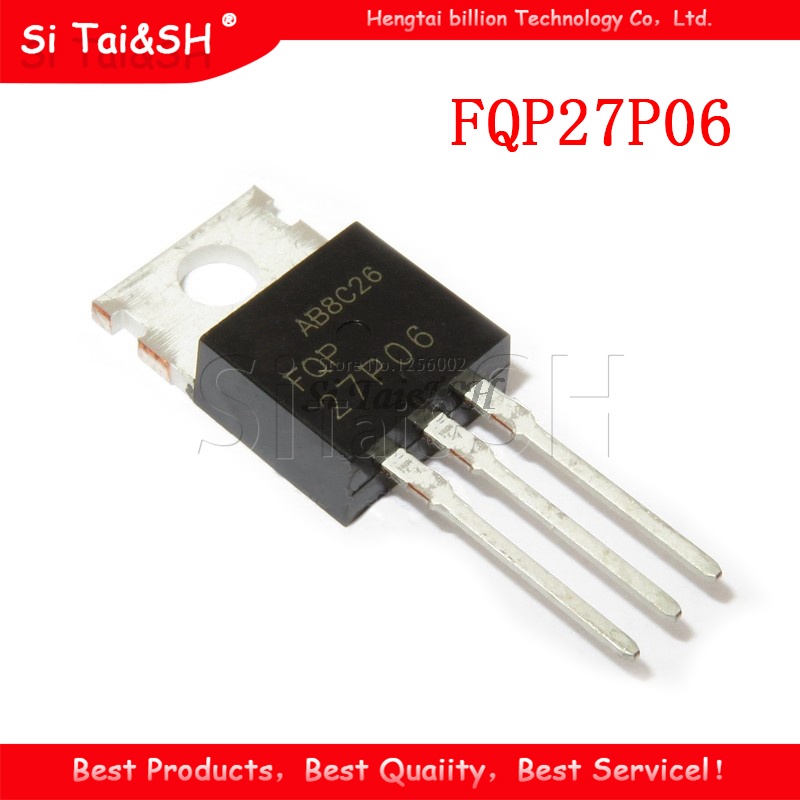 5pcs FQP27P06 TO220 27P06 TO-220 60V 27A Baru original 新边进口