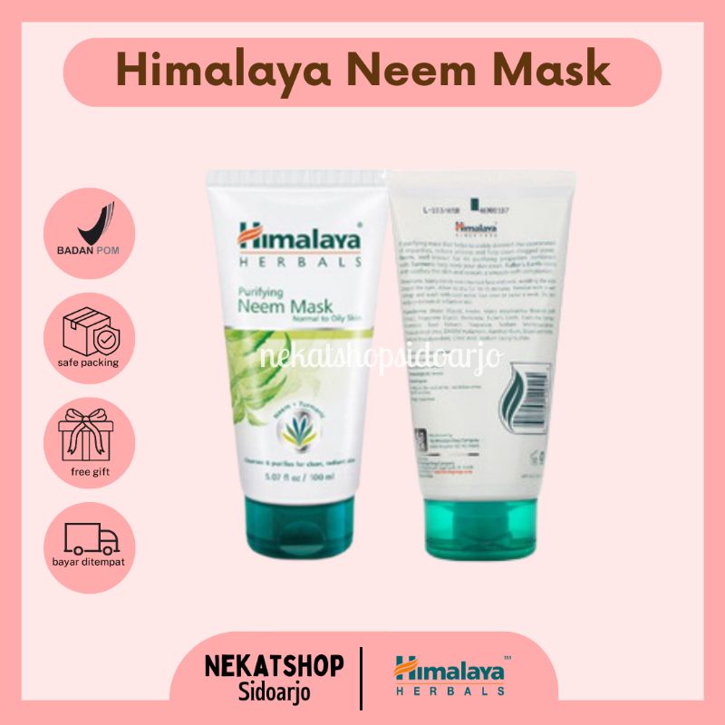 Himalaya Purifying Neem Mask& facewash Original BPOM