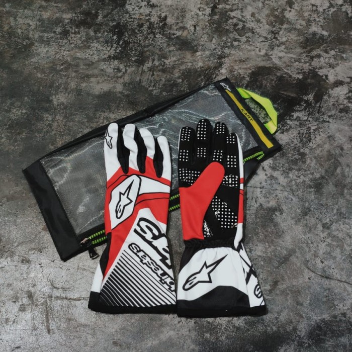 Sarung Tangan Balap Alpinestars Tech 1-K V2 Kart Glove - Gokart Mobil