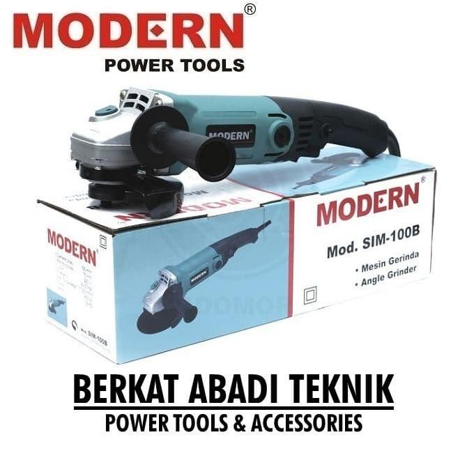 Mesin Gerinda Tangan Sim-100B Modern 4" Sim 100B Mesin Gurinda Grinda