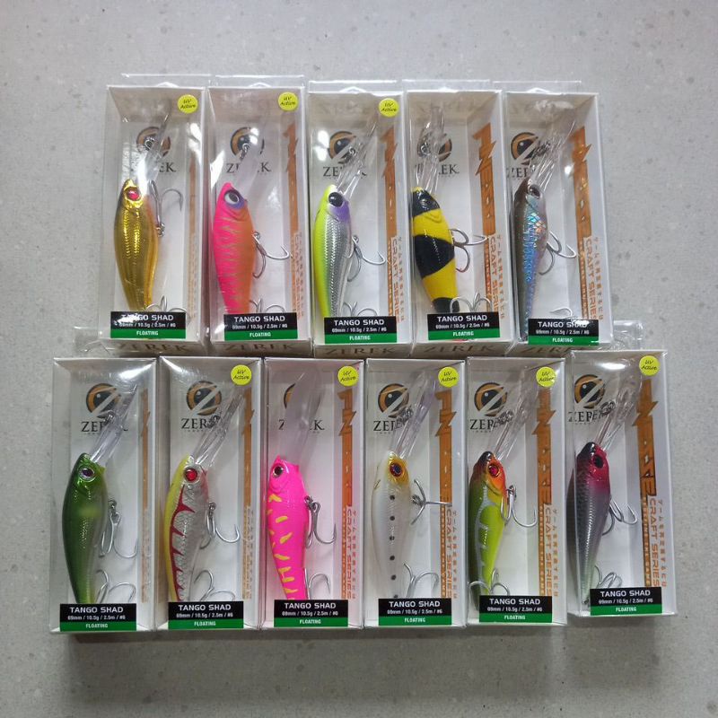 Umpan Zerek Tango Shad 69mm - 10.5gr - 2.5m