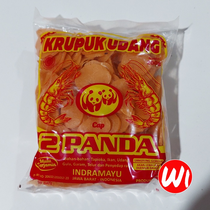 

Kerupuk Udang Cap PANDA INDRAMAYU Rasa Gurih dan Sedap I Mentahan Kering