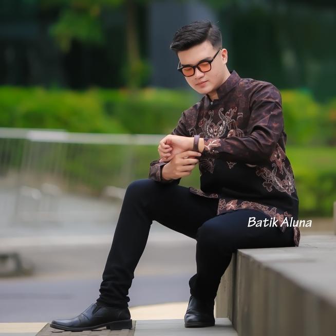 Paling Dicari Koko Batik Pria Lengan Panjang Baju Koko Pria Lengan Panjang Baju Batik Pria Lengan Pa