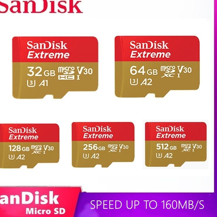 Murah 100% Original Memory card Micro SD 8GB/16GB/32GB/64GB/128GB/256GB/512GB Transfer Up to 80Mbps/