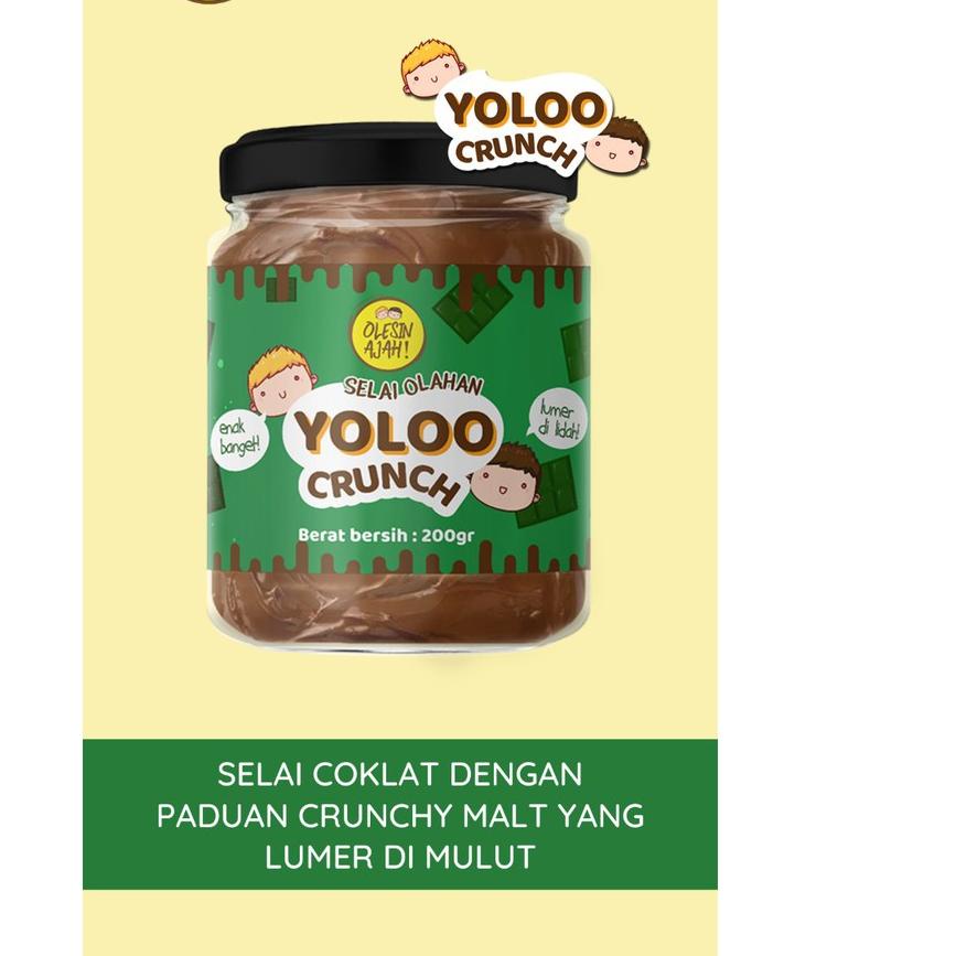 

BAYAR DITEMPAT✔️Promo OlesinAjah Selai Yoloo 200Gr + Selai Silver Twin's 200Gr|SQ2